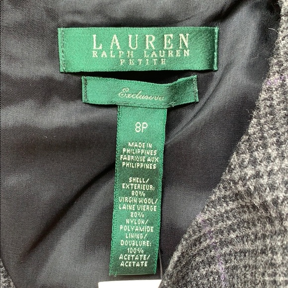 NWT Ralph Lauren Dark Grey Mid-Length Flared Dress - Picture 5 of 6